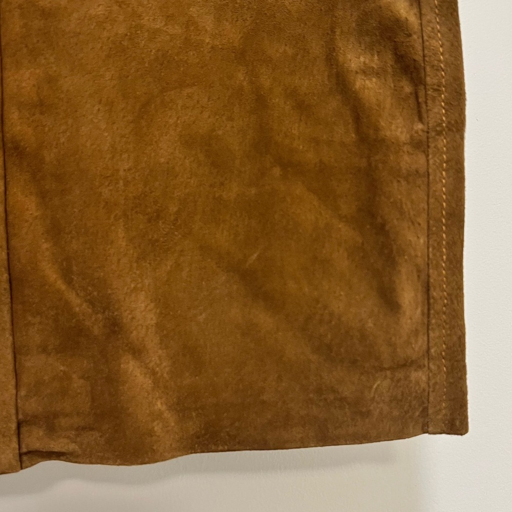 NWT Blank NYC 100% Suede Leather Button Down Mini Skirt - Picture 5 of 10